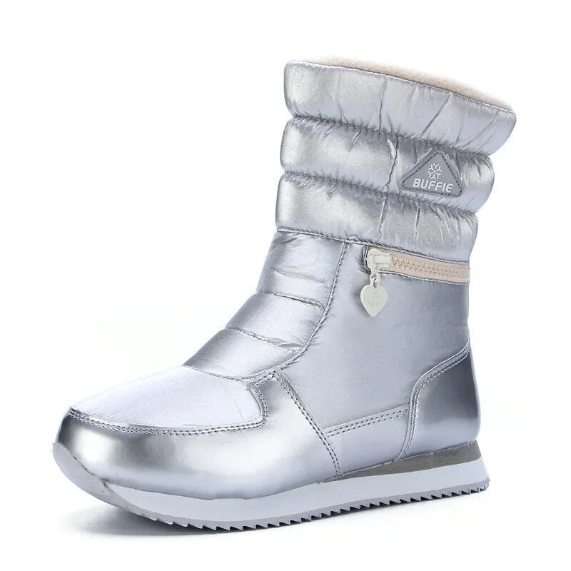 TEEK - Womens Winter Weather Boots SHOES theteekdotcom Silver 5.5 