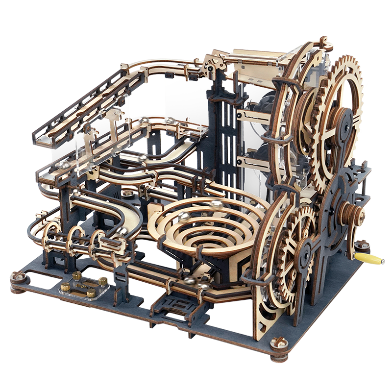 TEEK - Marble Run 3D Wooden Puzzle DIY Assembly Kit HOME DECOR theteekdotcom Marble Night City  