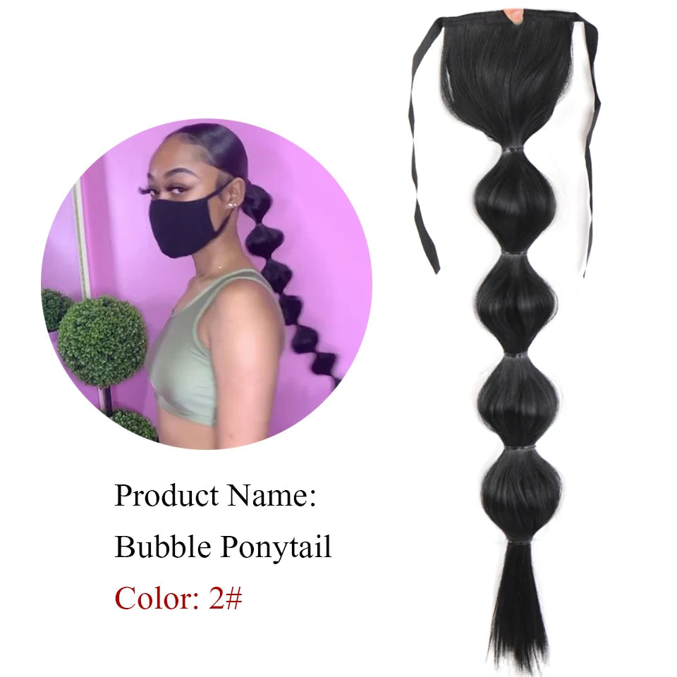 TEEK - Tie Long Ponytail Clip-In Hair Extensions HAIR theteekdotcom 137-2-paopao 60cm