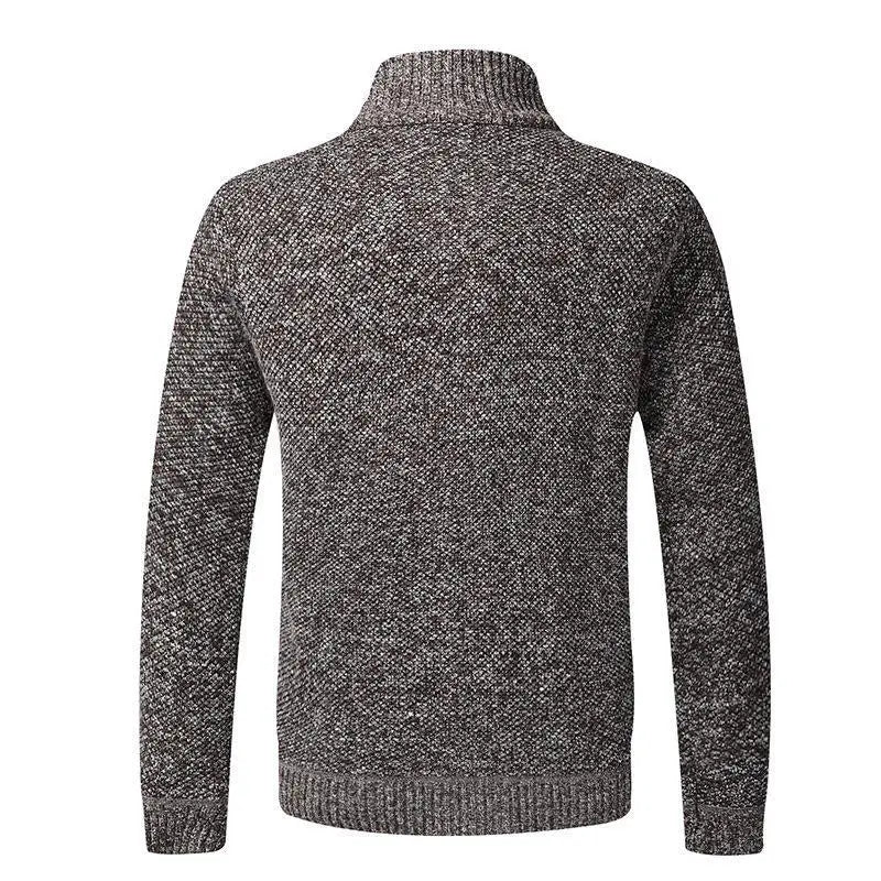 TEEK - Warm Knitted Zipper Sweater Jacket JACKET theteekdotcom   