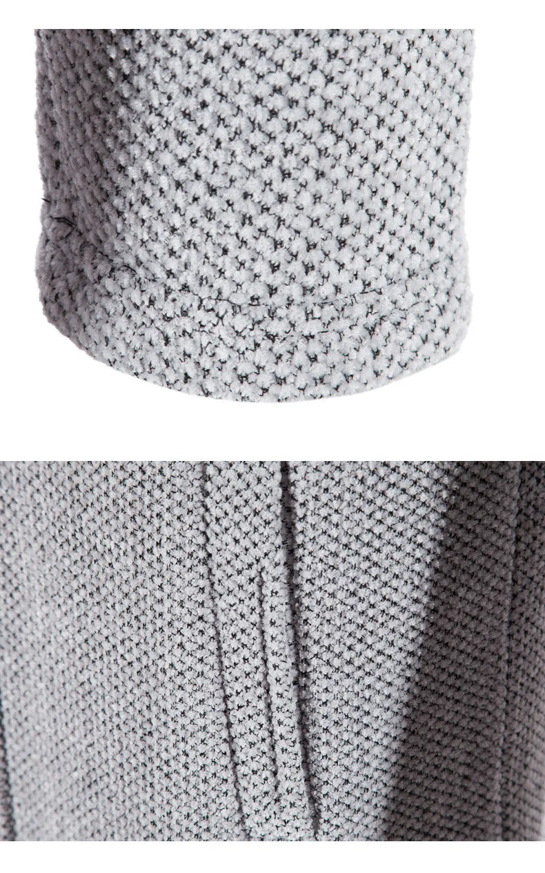 TEEK - Mens Zipper Medium Long Sweatercoat COAT theteekdotcom   
