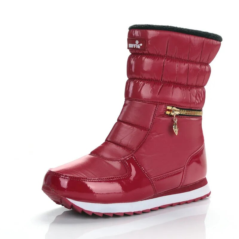 TEEK - Womens Winter Weather Boots SHOES theteekdotcom red 5.5 