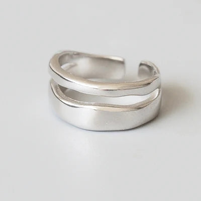 TEEK - Gold or Silver Color Minimalist Ring JEWELRY theteekdotcom V  