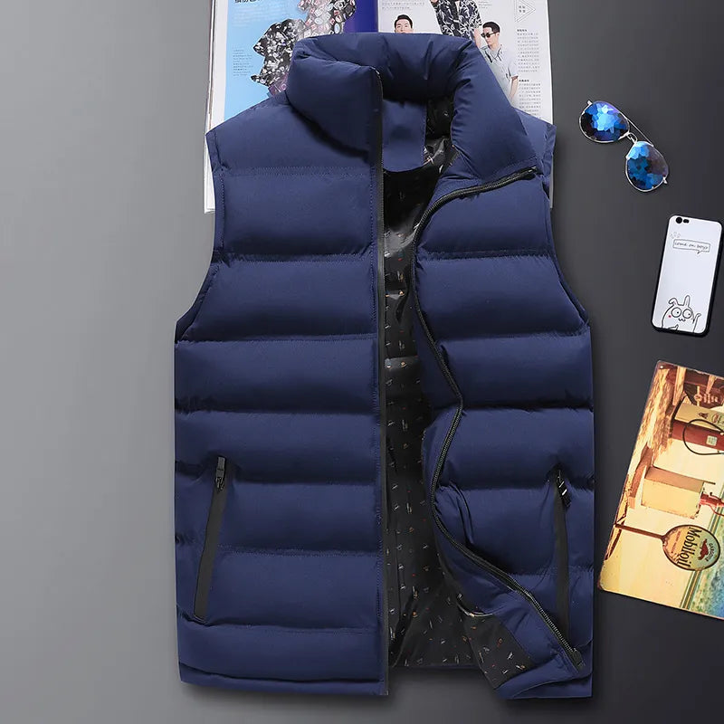 TEEK - Mens Ripple Puff Vest Jacket VEST theteekdotcom Blue M 