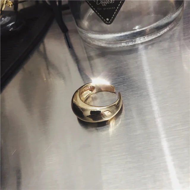 TEEK - Gold or Silver Color Minimalist Ring JEWELRY theteekdotcom C  