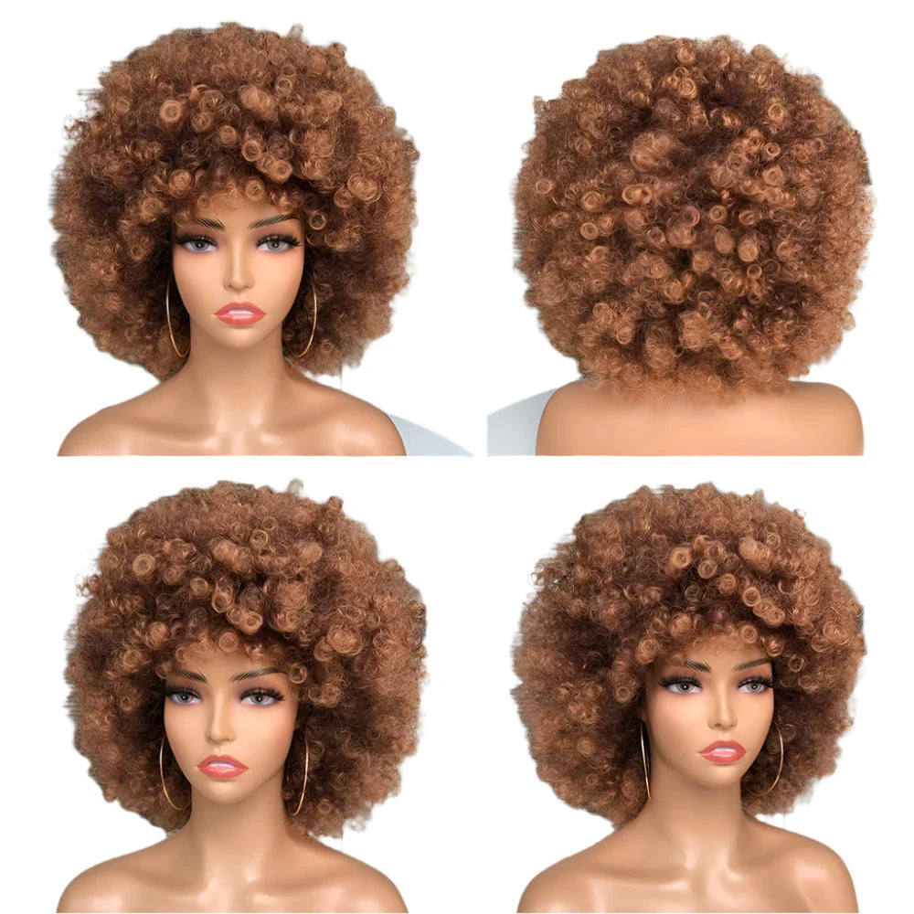 TEEK - Short Hair Afro Curly Wig HAIR theteekdotcom   