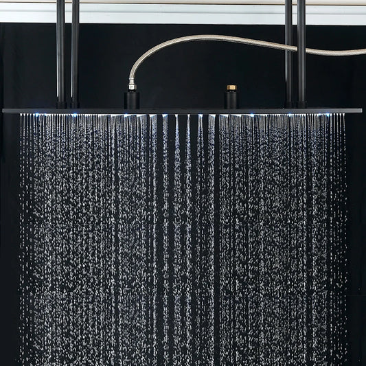 TEEK - Luxury 31.5inx15.7in LED Rainfall Shower Head HOME DECOR theteekdotcom