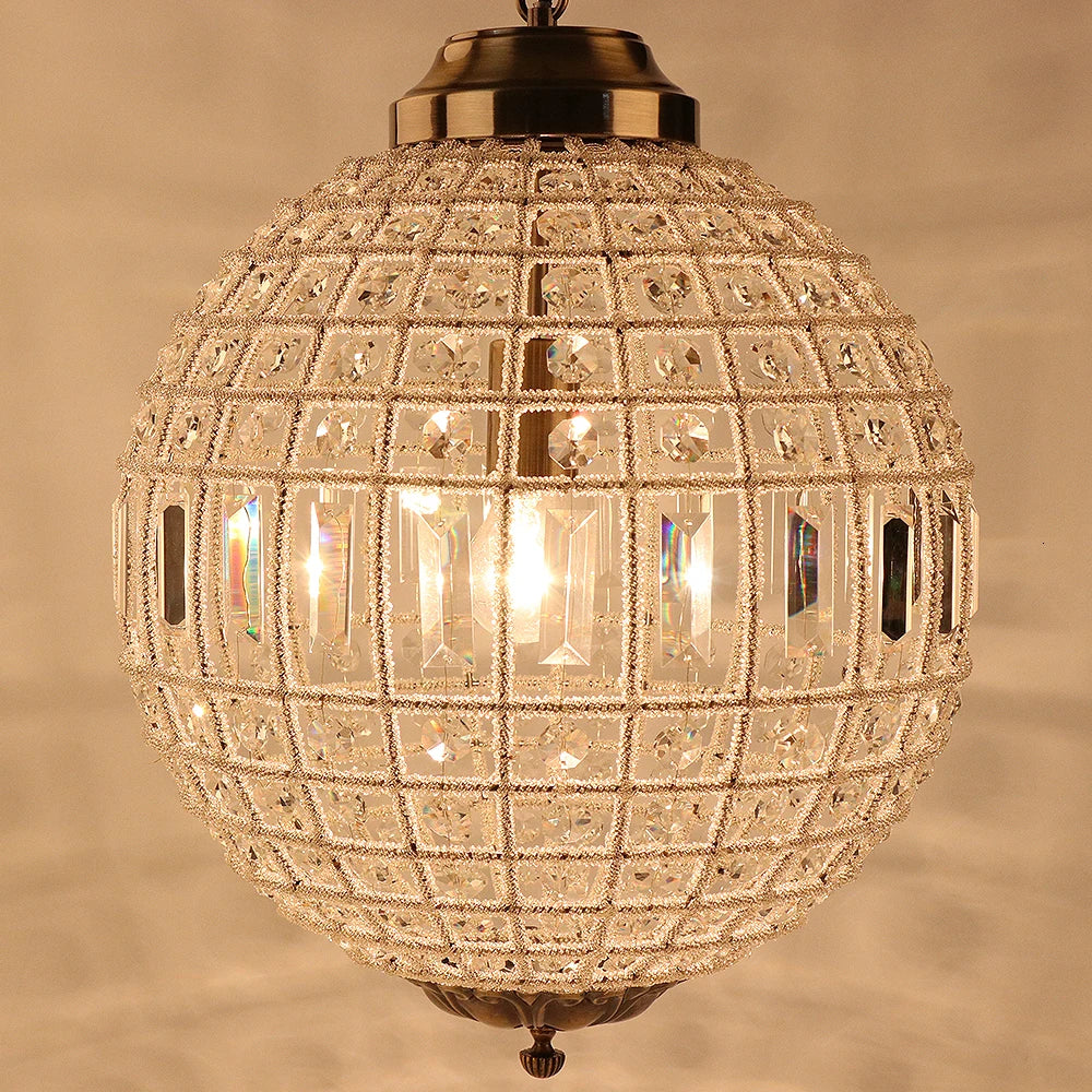 TEEK - Retro Vintage Royal Empire Ball Big Led Crystal Chandelier HOME DECOR theteekdotcom