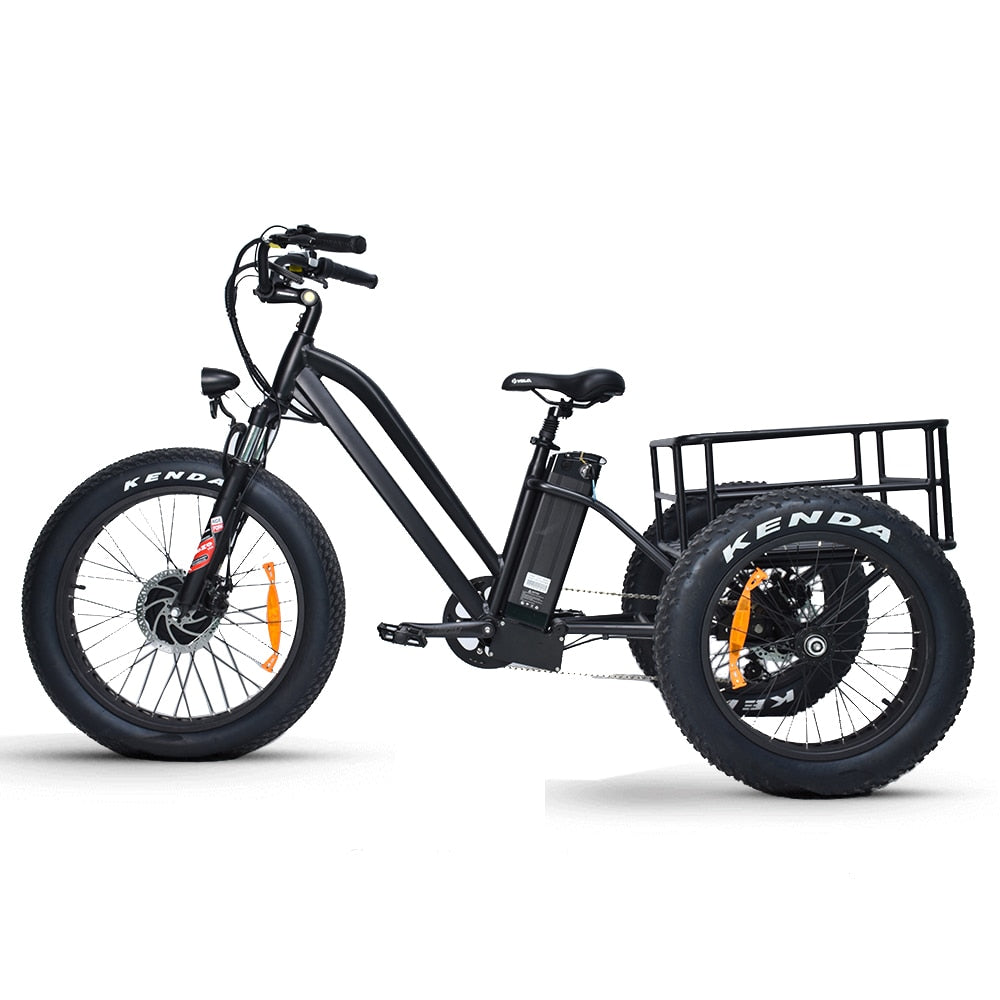 TEEK - Electric Fat Tire 48V 1000W Three-Wheeled Bike TRANSPORTATION theteekdotcom 48v500w  