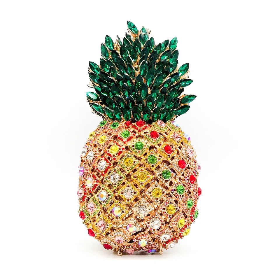 TEEK - Diamond Pineapple Evening Clutch BAG theteekdotcom Color  