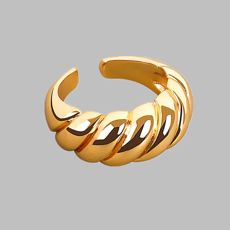 TEEK - Gold or Silver Color Minimalist Ring JEWELRY theteekdotcom Q  
