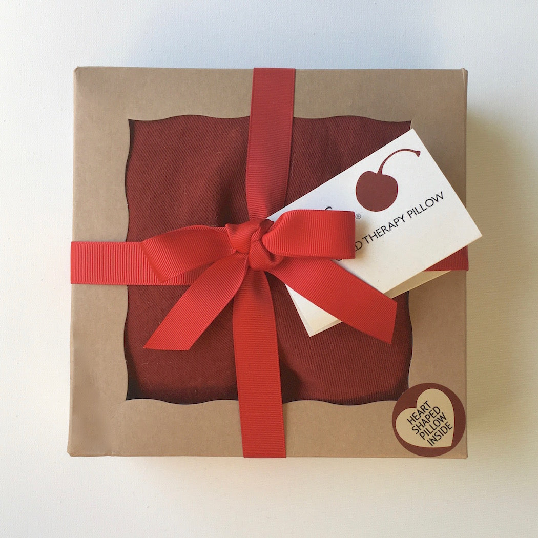 TEEK - Heart-Shaped Hot Cherry Pillow in Red Denim PILLOW TEEK HCP