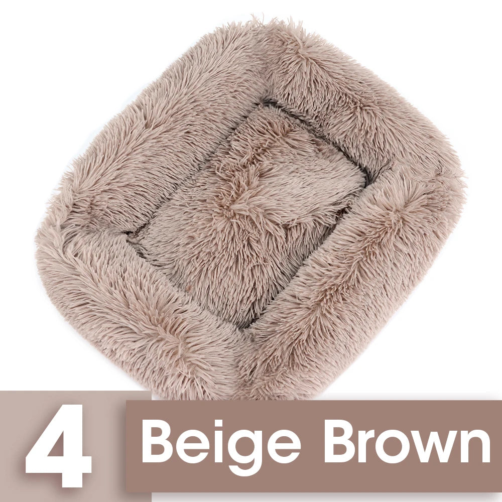 TEEK - Square Cat House Bed PET SUPPLIES theteekdotcom Beige Brown S  43x35x20cm 