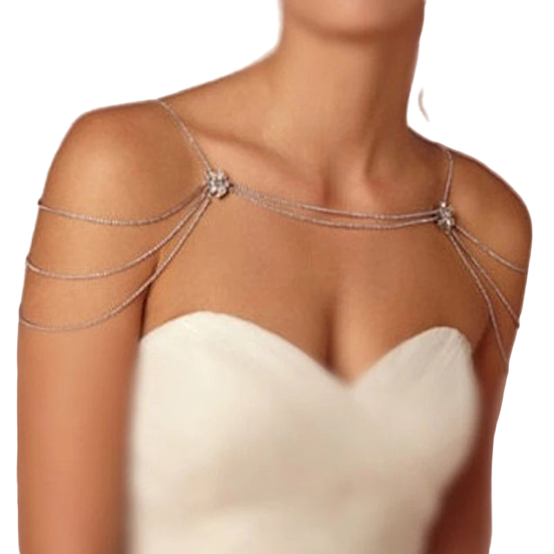 TEEK - Flower Shoulder Chain JEWELRY theteekdotcom