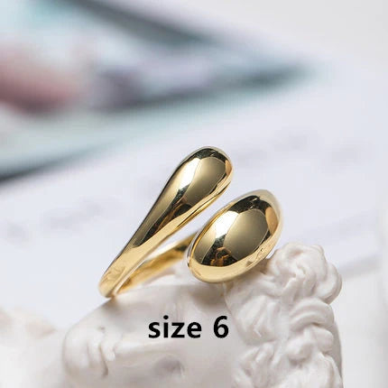 TEEK - Gold or Silver Color Minimalist Ring JEWELRY theteekdotcom N  