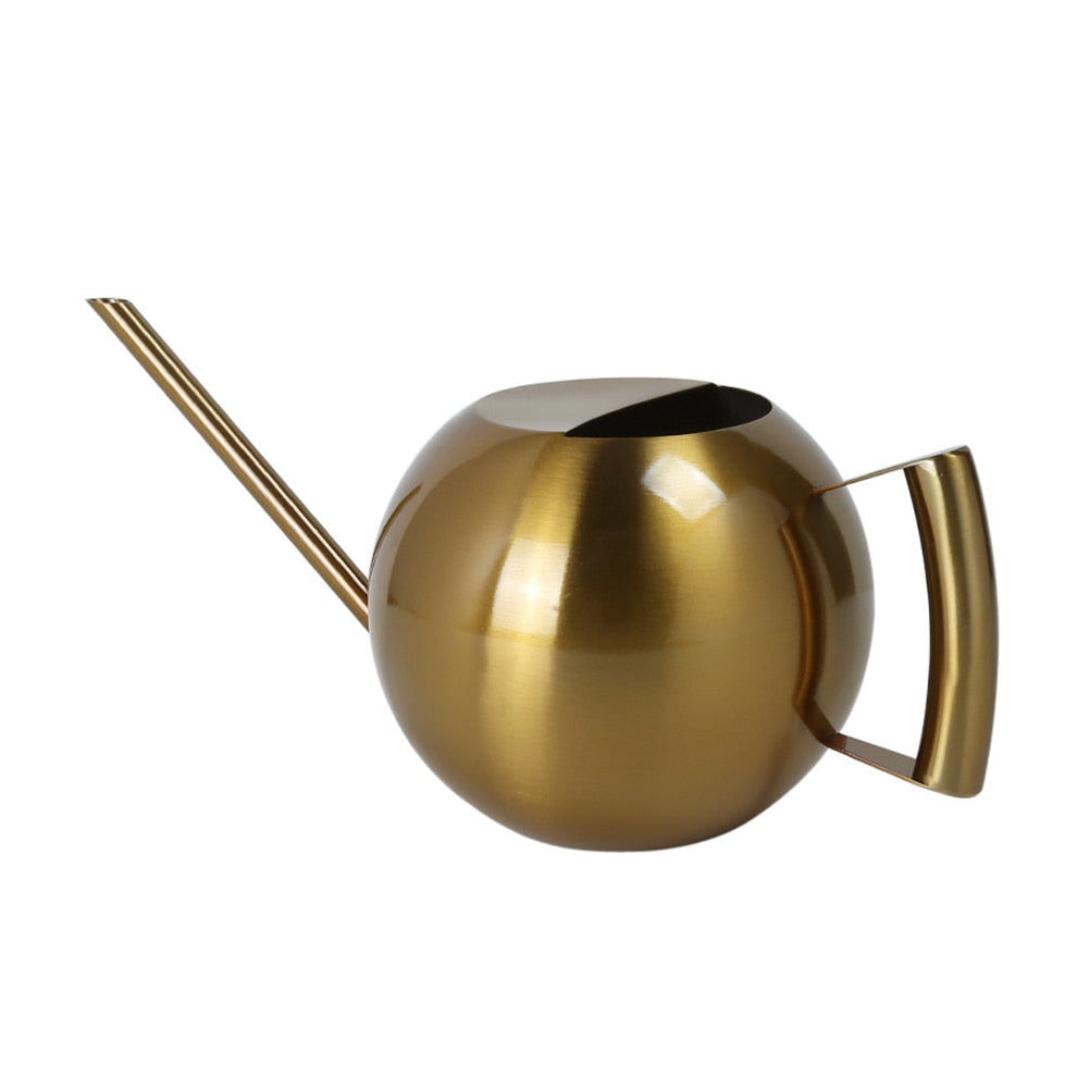 TEEK - 1L Stainless Steel Watering Watering Can HOME DECOR theteekdotcom Gold  