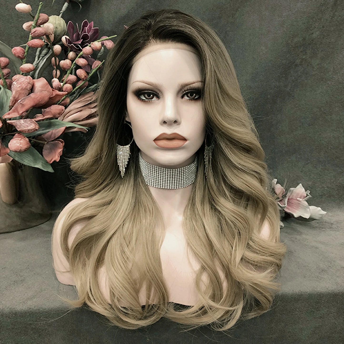 TEEK - Long Wig Highlight Honey Blond Lace Front Wig HAIR theteekdotcom N9-C165 26 Inches