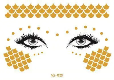TEEK - Gold Face Waterproof Freckles Temporary Tattoos MAKEUP theteekdotcom TY827