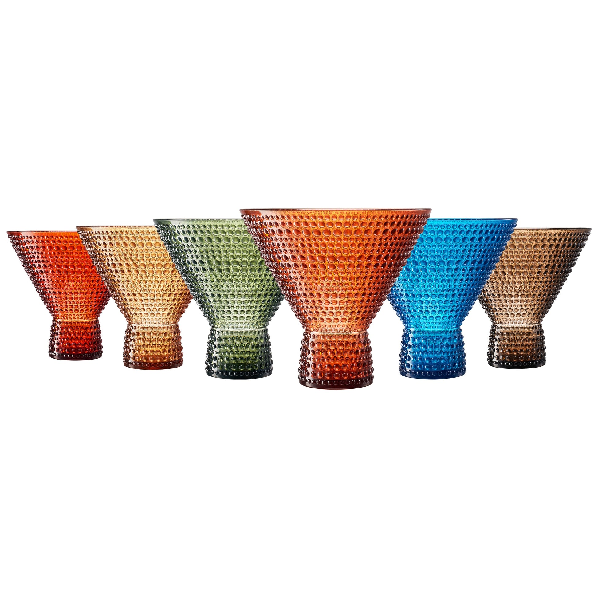 TEEK - Eze Acrylic Martini Hobnail Glassware Set HOME DECOR TEEK KS