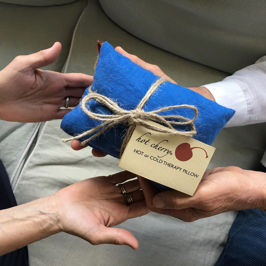 TEEK - Hot Cherry Neck Wrap Blue Denim PILLOW TEEK HCP