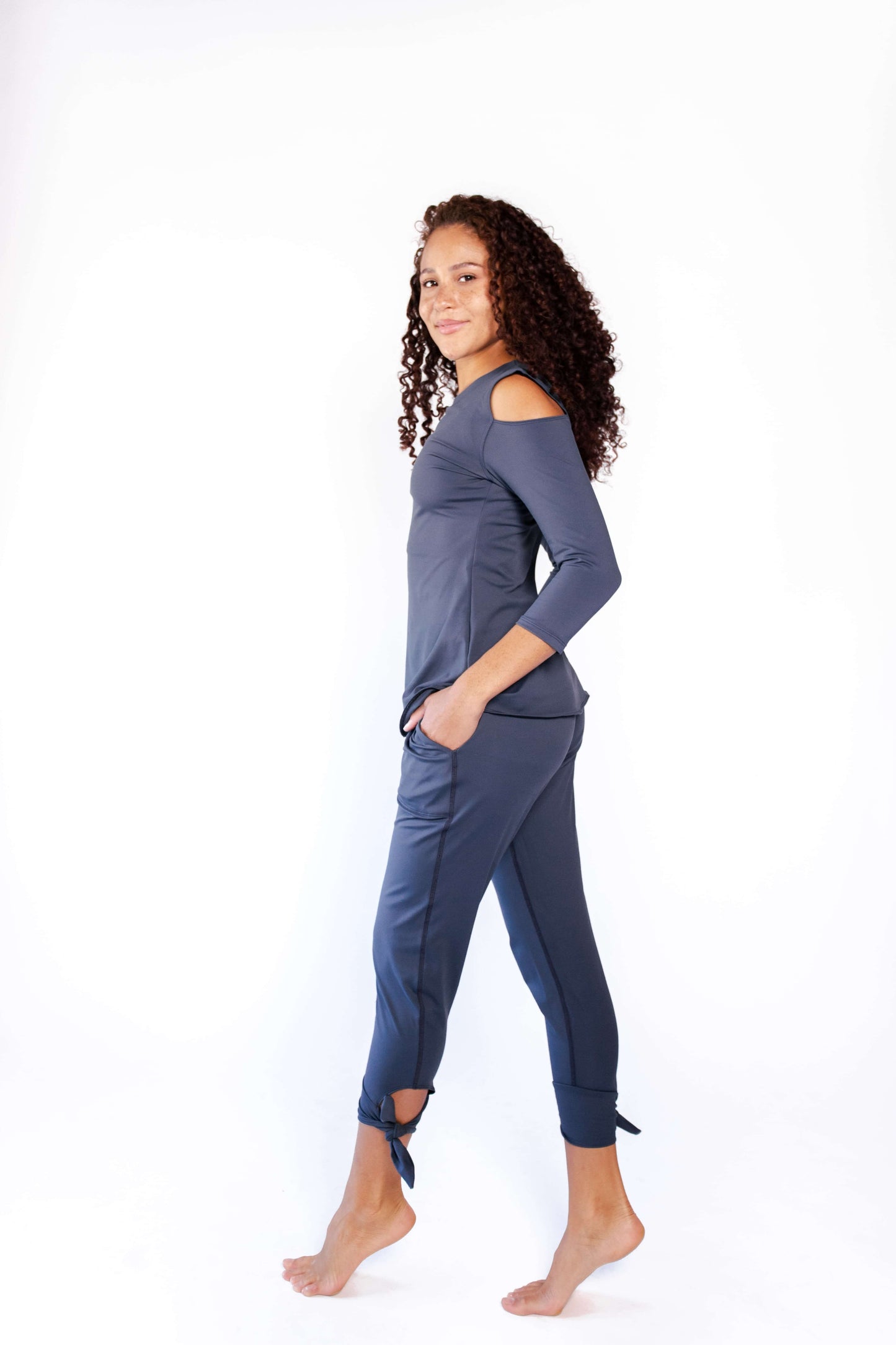 TEEK - Open Shoulder Top - Nocturnal TOPS TEEK YD