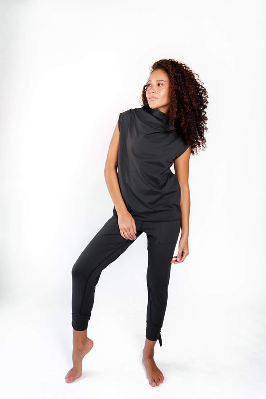 TEEK - Goddess Tank - Jet Black TOPS TEEK YD 2XS