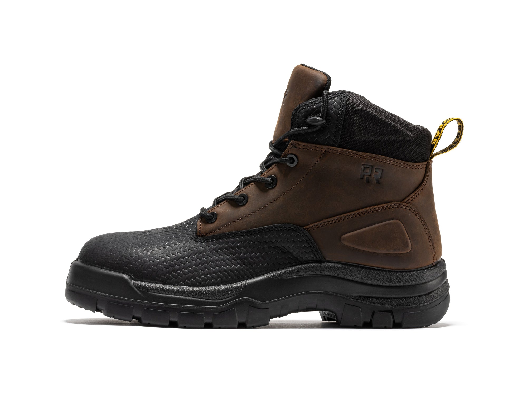 ROCKROOSTER Marfa Brown 6 Inch Waterproof Composite Toe Leather Work Boots CP210 work boots Rock Rooster Footwear Inc