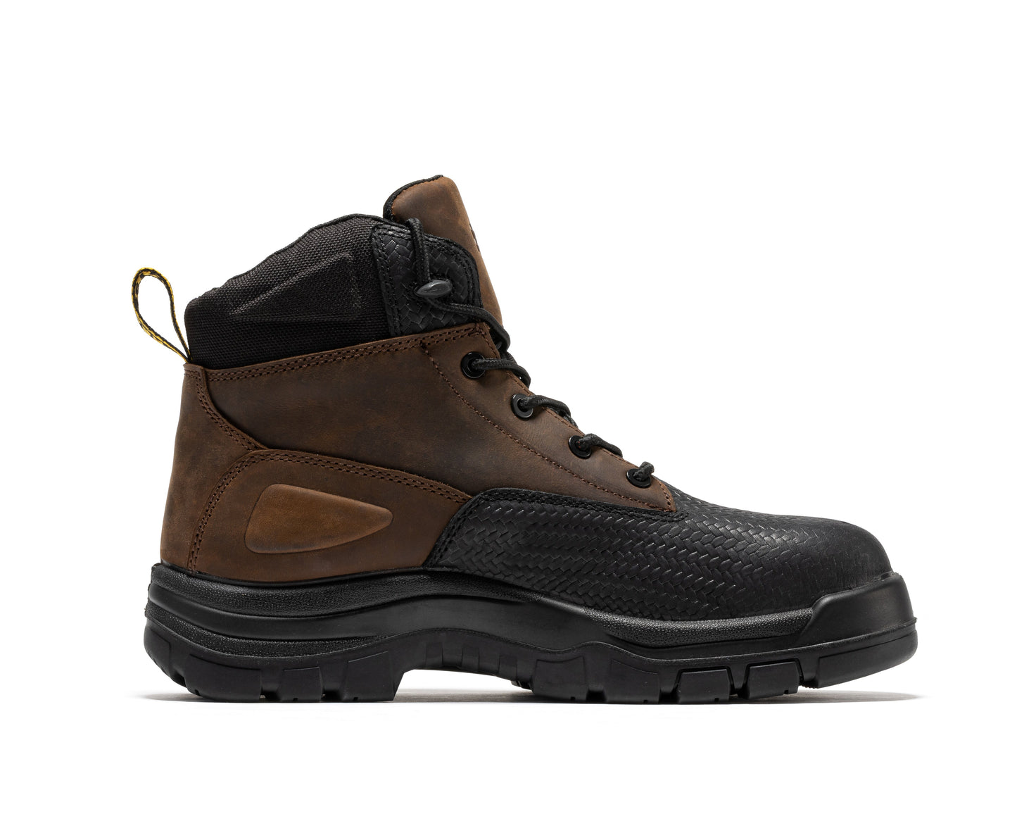 ROCKROOSTER Marfa Brown 6 Inch Waterproof Composite Toe Leather Work Boots CP210 work boots Rock Rooster Footwear Inc