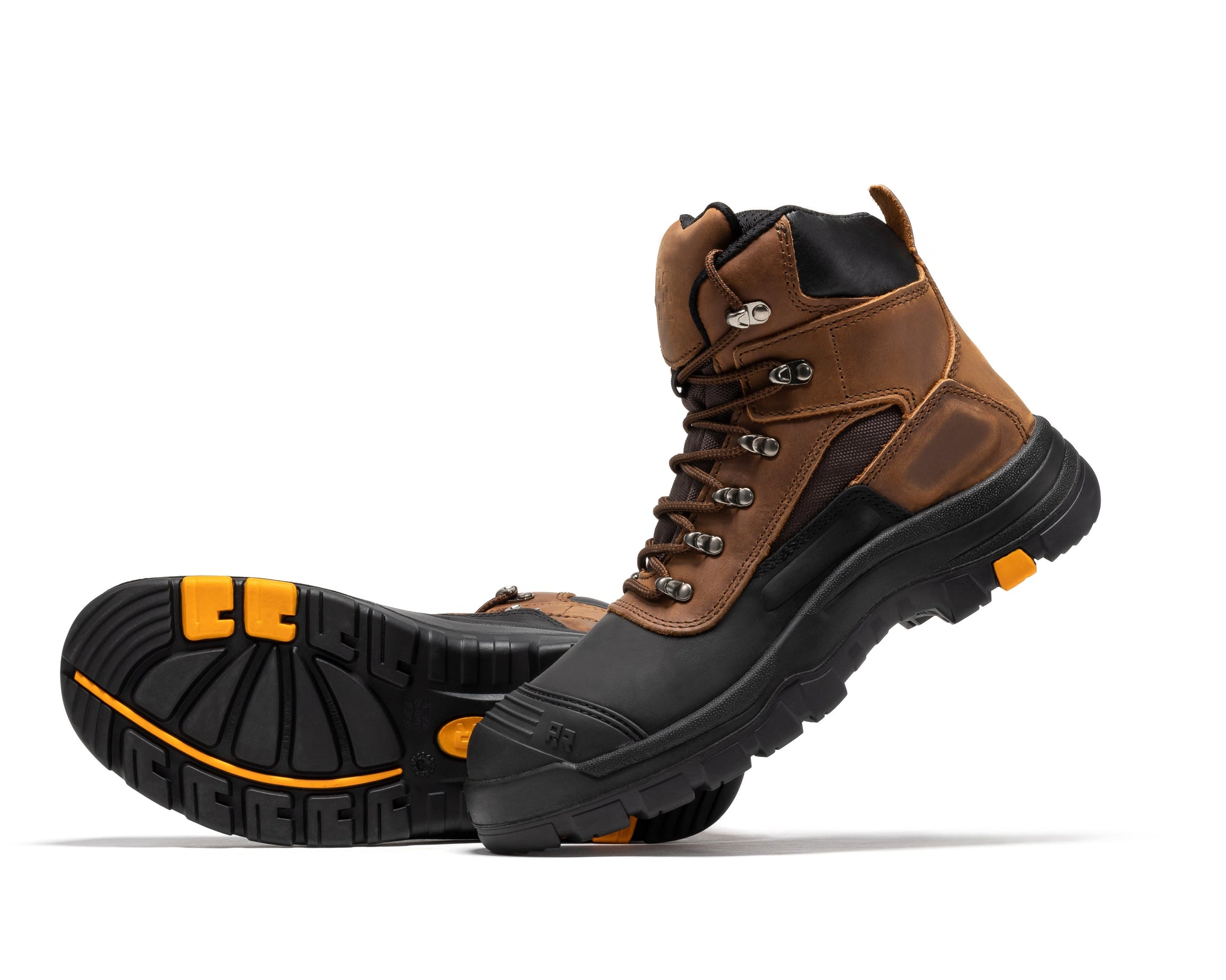 TEEK - ROCKROOSTER Sedona 6 IN Waterproof Steel Toe Leather Work Boots SHOES TEEK RRF