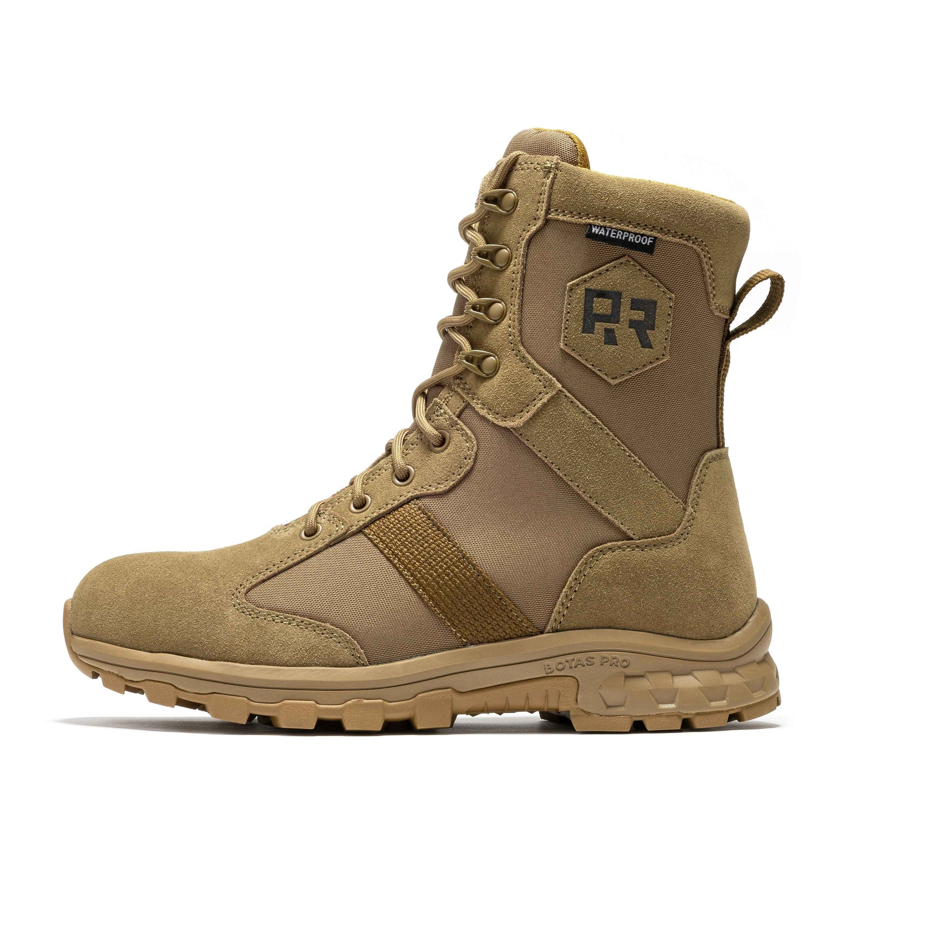 ROCKROOSTER Colmar Coyote 8 inch Suede Leather Waterproof Tactical & Military Boots AB500 Military & Tactical Boots Rock Rooster Footwear Inc