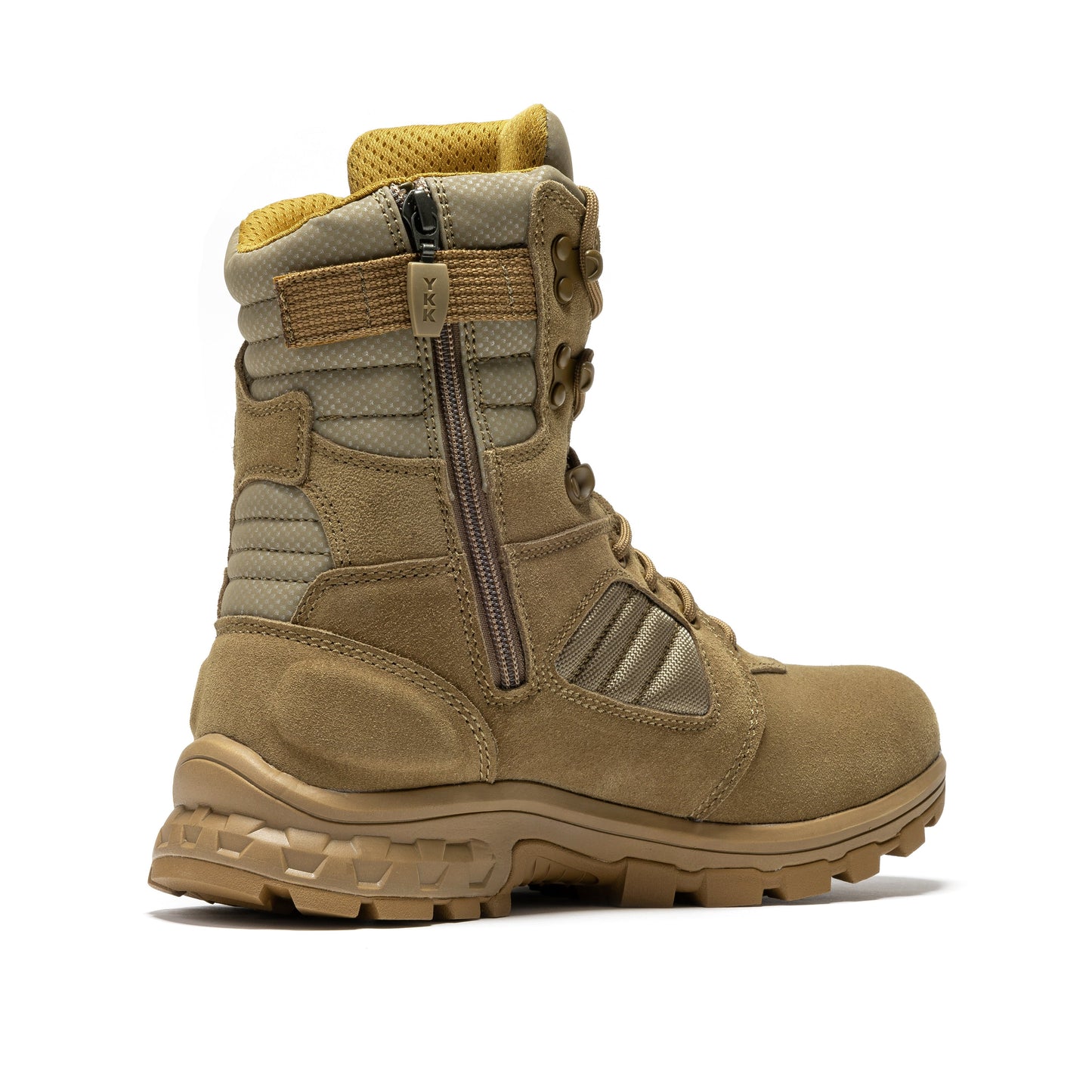 ROCKROOSTER Burano Coyote 8 inch Suede Leather Waterproof Tactical & Military Boots AB540 Military & Tactical Boots Rock Rooster Footwear Inc
