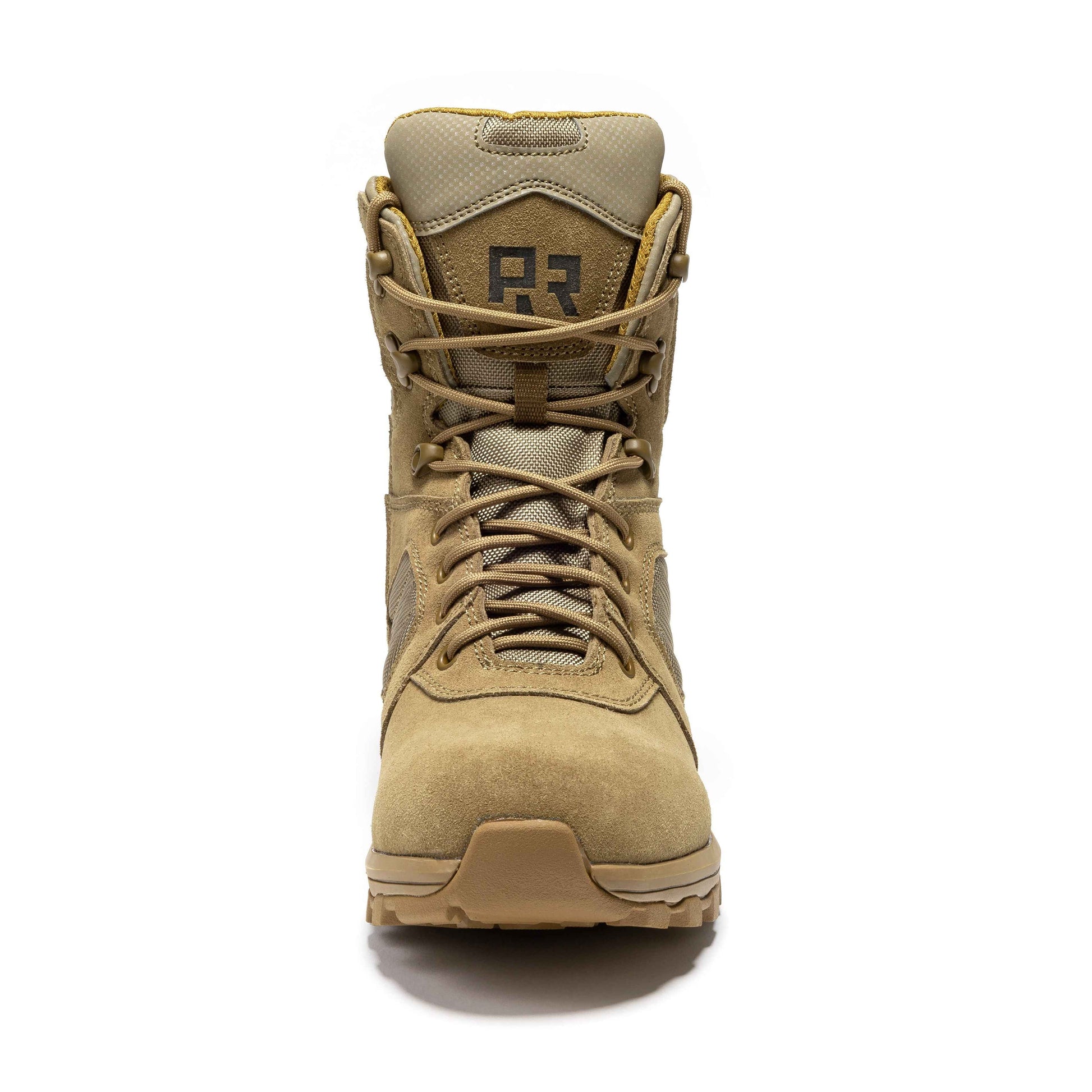ROCKROOSTER Burano Coyote 8 inch Suede Leather Waterproof Tactical & Military Boots AB540 Military & Tactical Boots Rock Rooster Footwear Inc