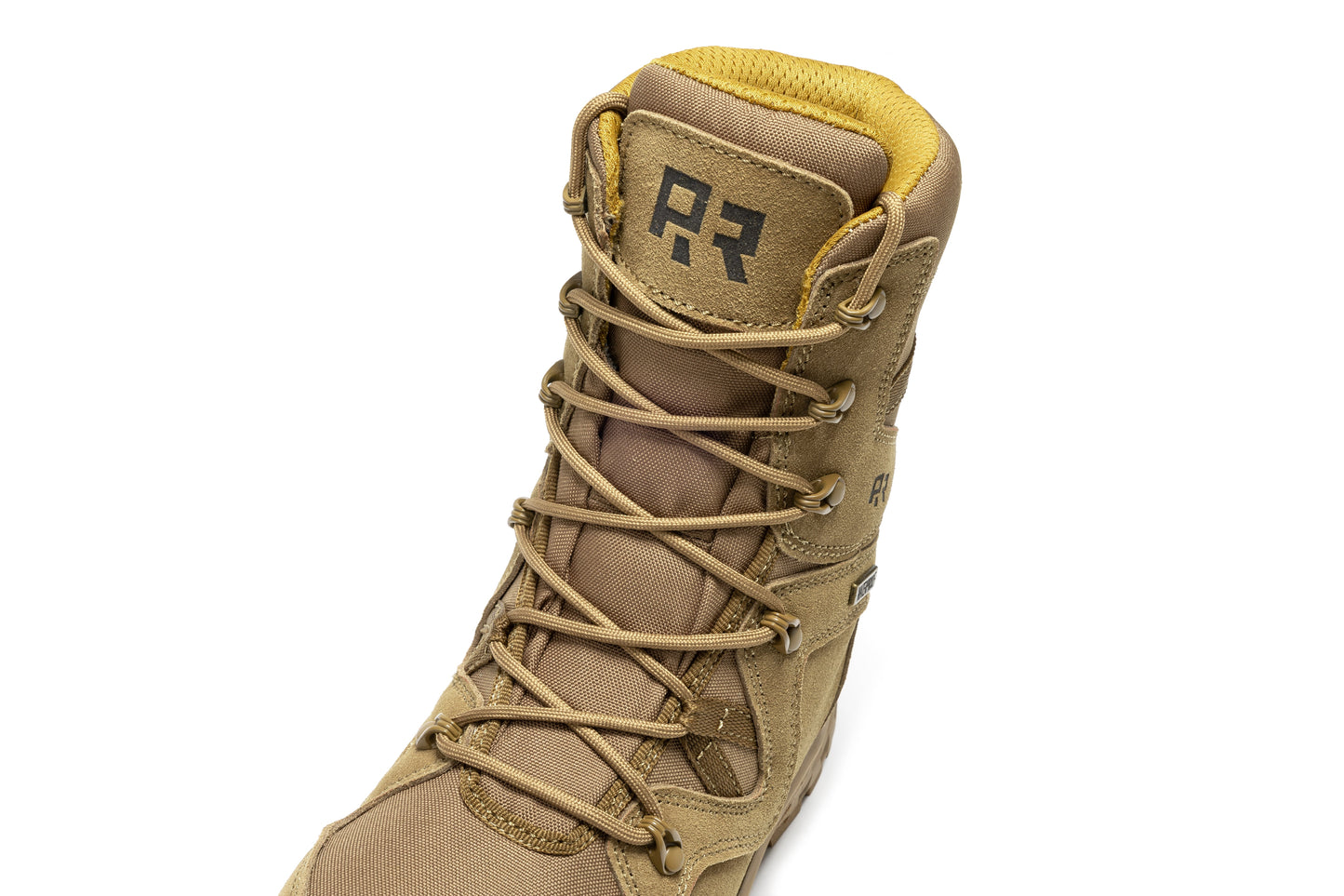 ROCKROOSTER Colmar Coyote 8 inch Suede Leather Waterproof Tactical & Military Boots AB520 Military & Tactical Boots Rock Rooster Footwear Inc