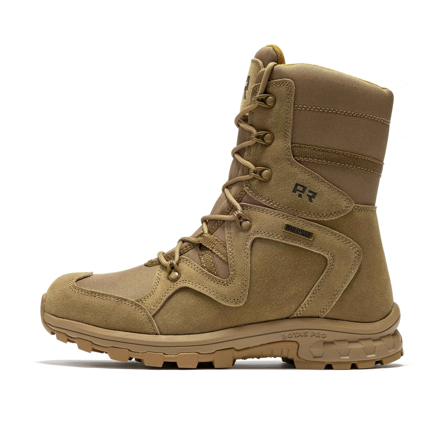 ROCKROOSTER Colmar Coyote 8 inch Suede Leather Waterproof Tactical & Military Boots AB520 Military & Tactical Boots Rock Rooster Footwear Inc