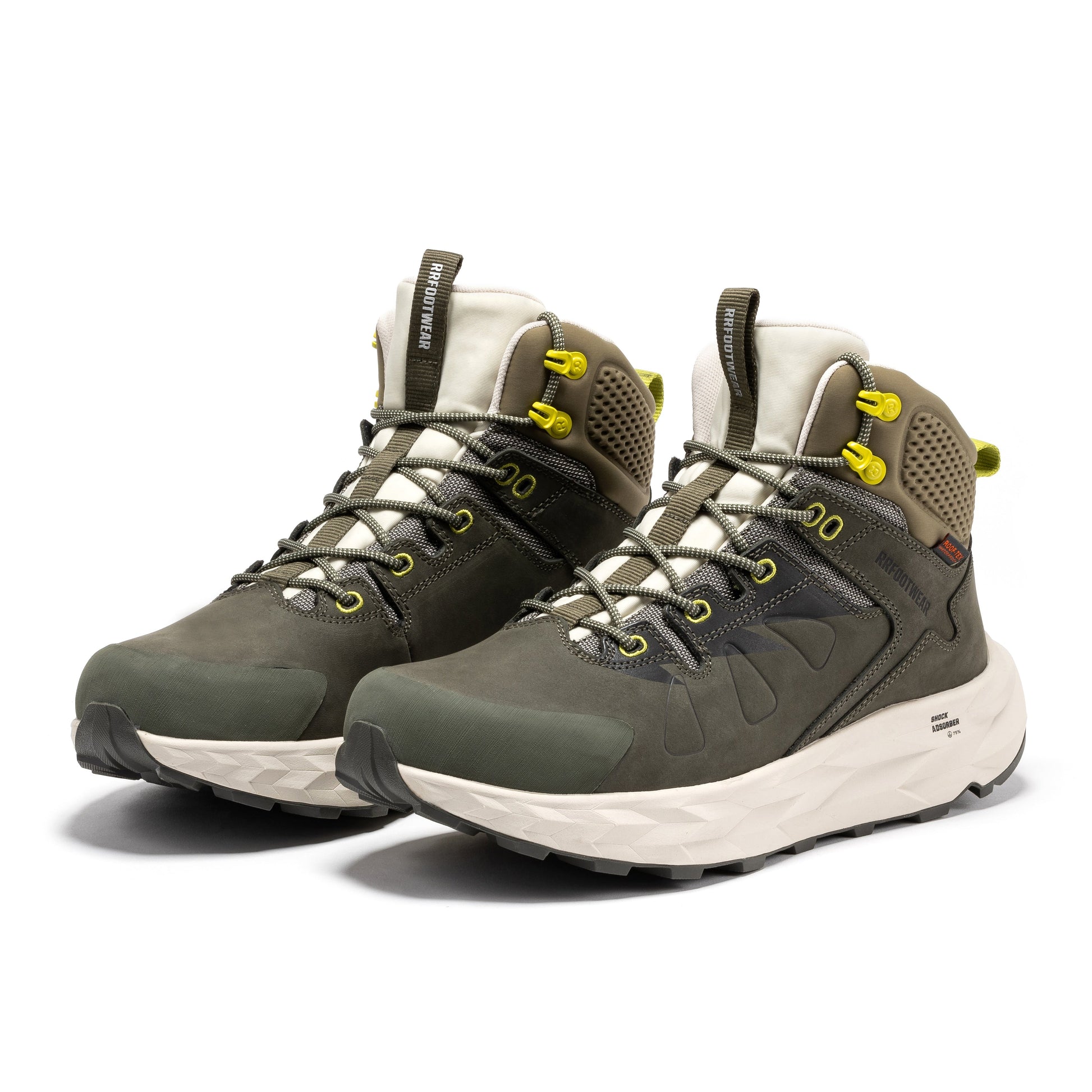 ROCKROOSTER Farmington Green 6 Inch Waterproof Hiking Boots with VIBRAM® Outsole OC21033 Hiking Boots Rock Rooster Footwear Inc