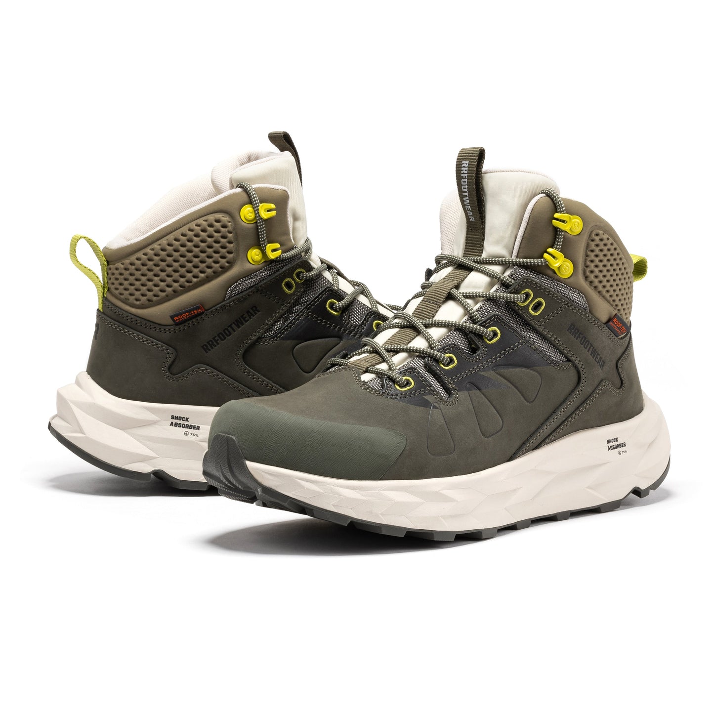 ROCKROOSTER Farmington Green 6 Inch Waterproof Hiking Boots with VIBRAM® Outsole OC21033 Hiking Boots Rock Rooster Footwear Inc