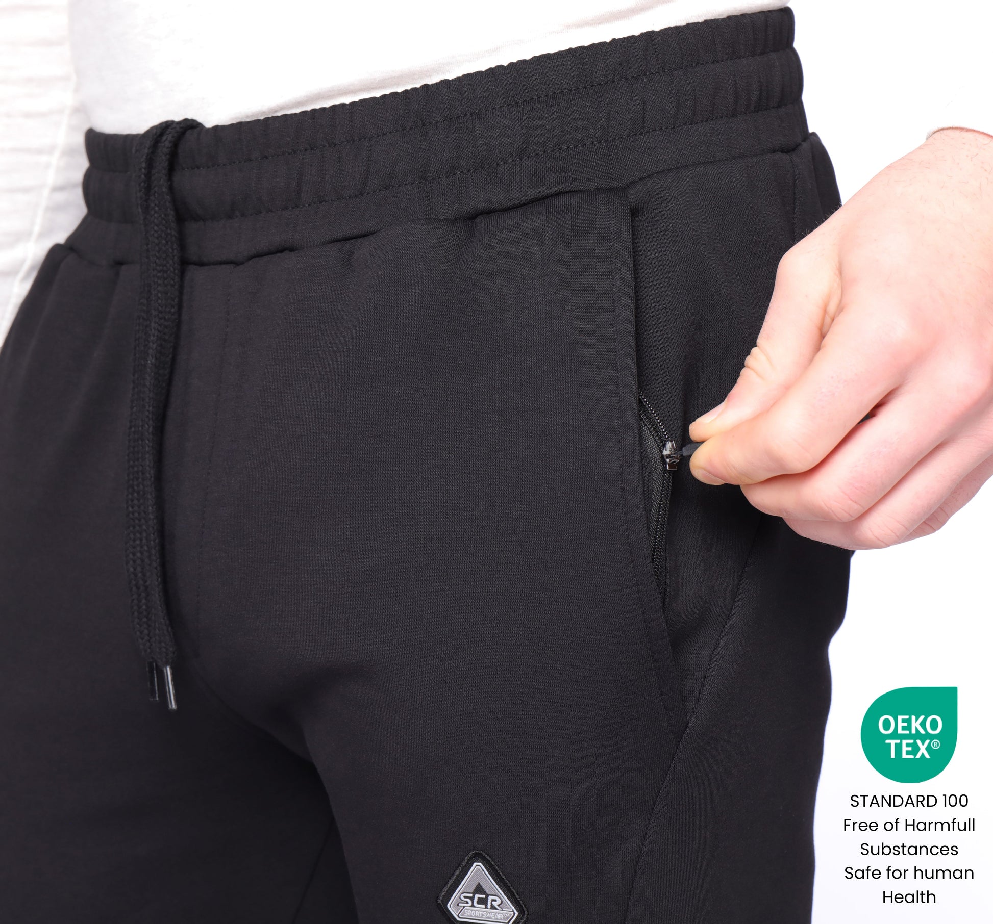 TEEK - SCR Classic Athleisure Sweatpants - Tapered (Tall Fit) PANTS TEEK SCR Black Small 33