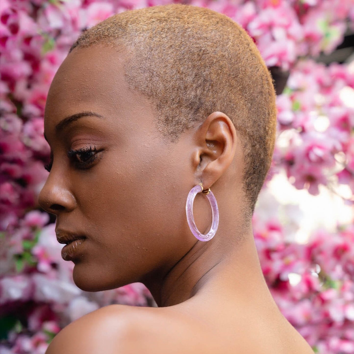 TEEK - INSTYLE Lucite Hoop Earrings JEWELRY TEEK GNH