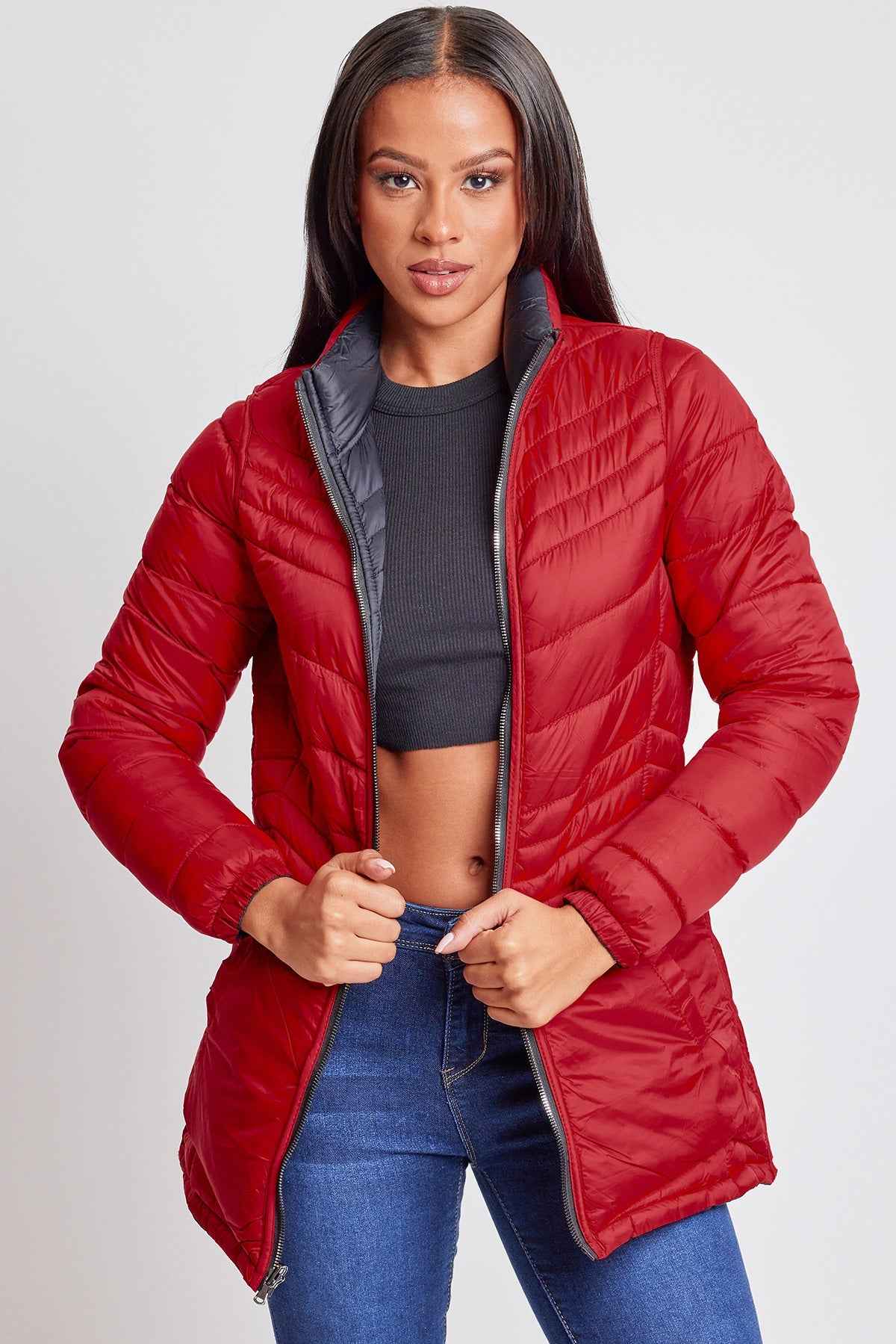 Women's Winter Reversible Puffer Jacket