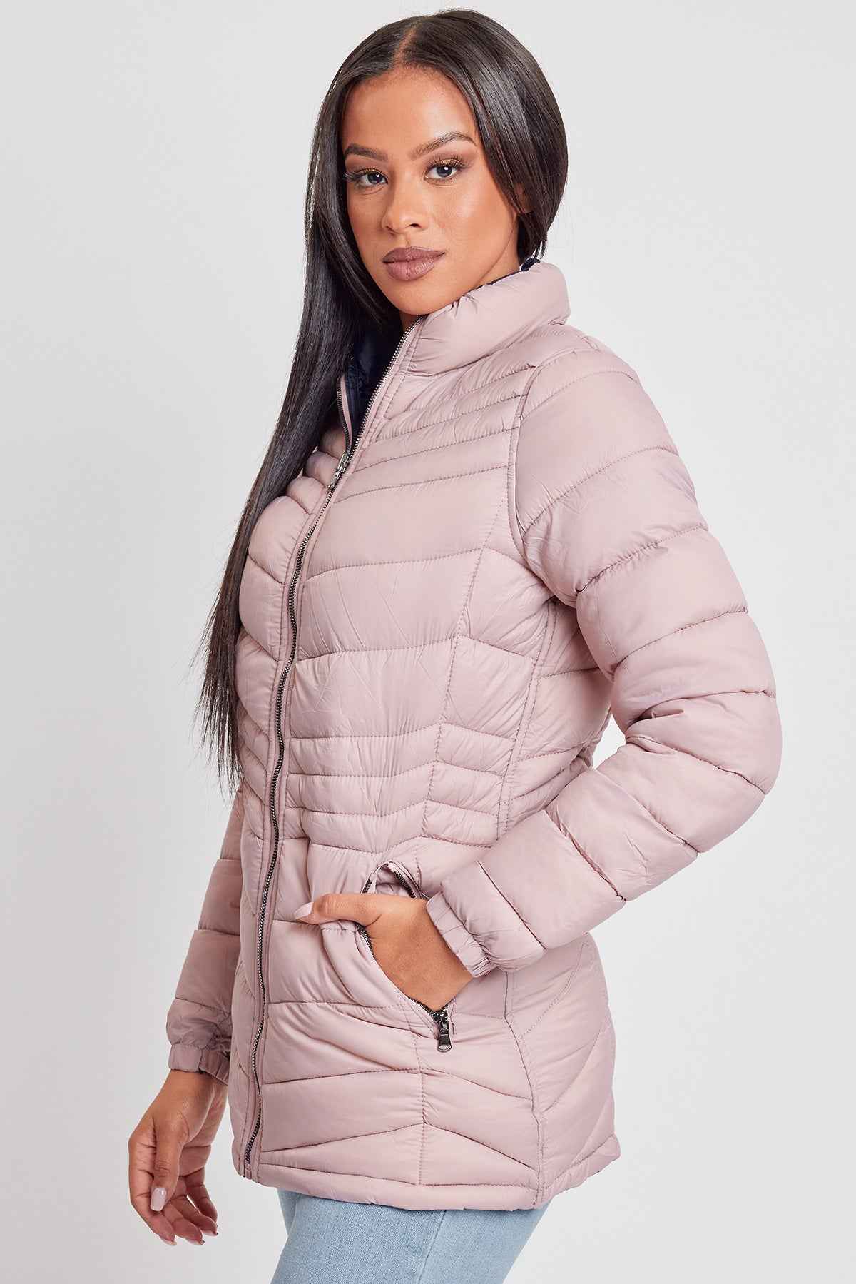 Women's Winter Reversible Puffer Jacket