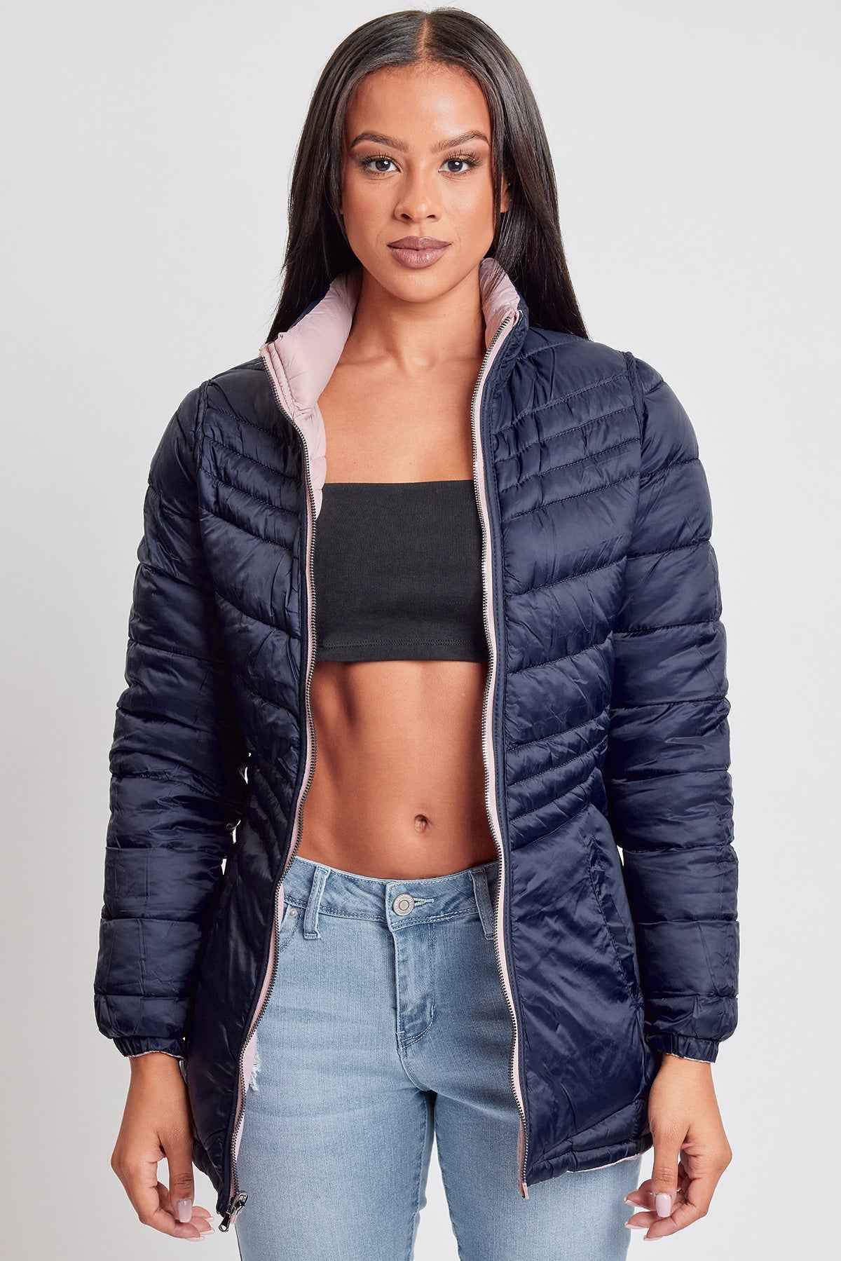 Women's Winter Reversible Puffer Jacket