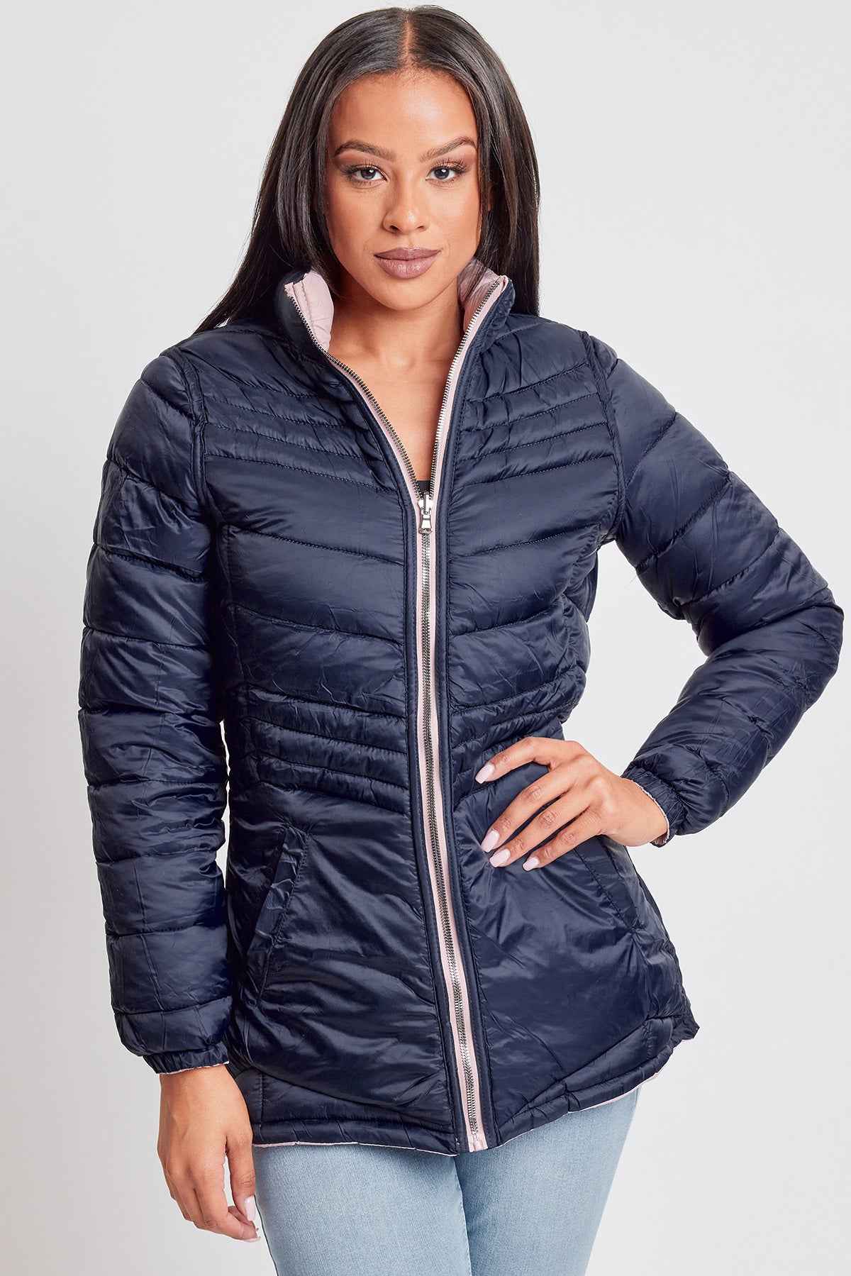Women's Winter Reversible Puffer Jacket