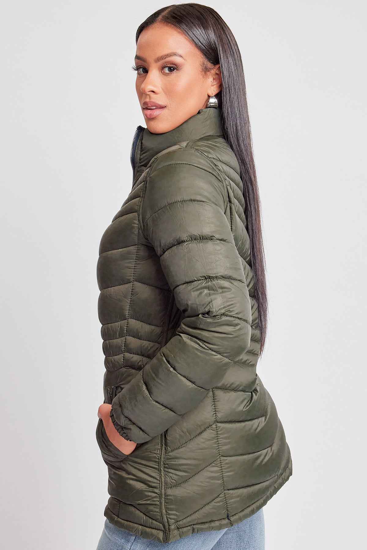 Women's Winter Reversible Puffer Jacket