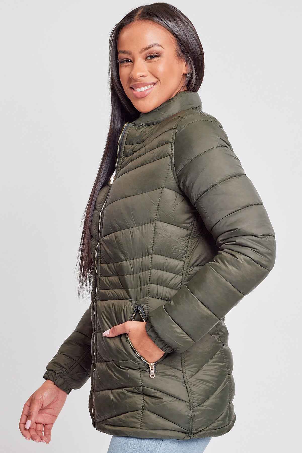 Women's Winter Reversible Puffer Jacket