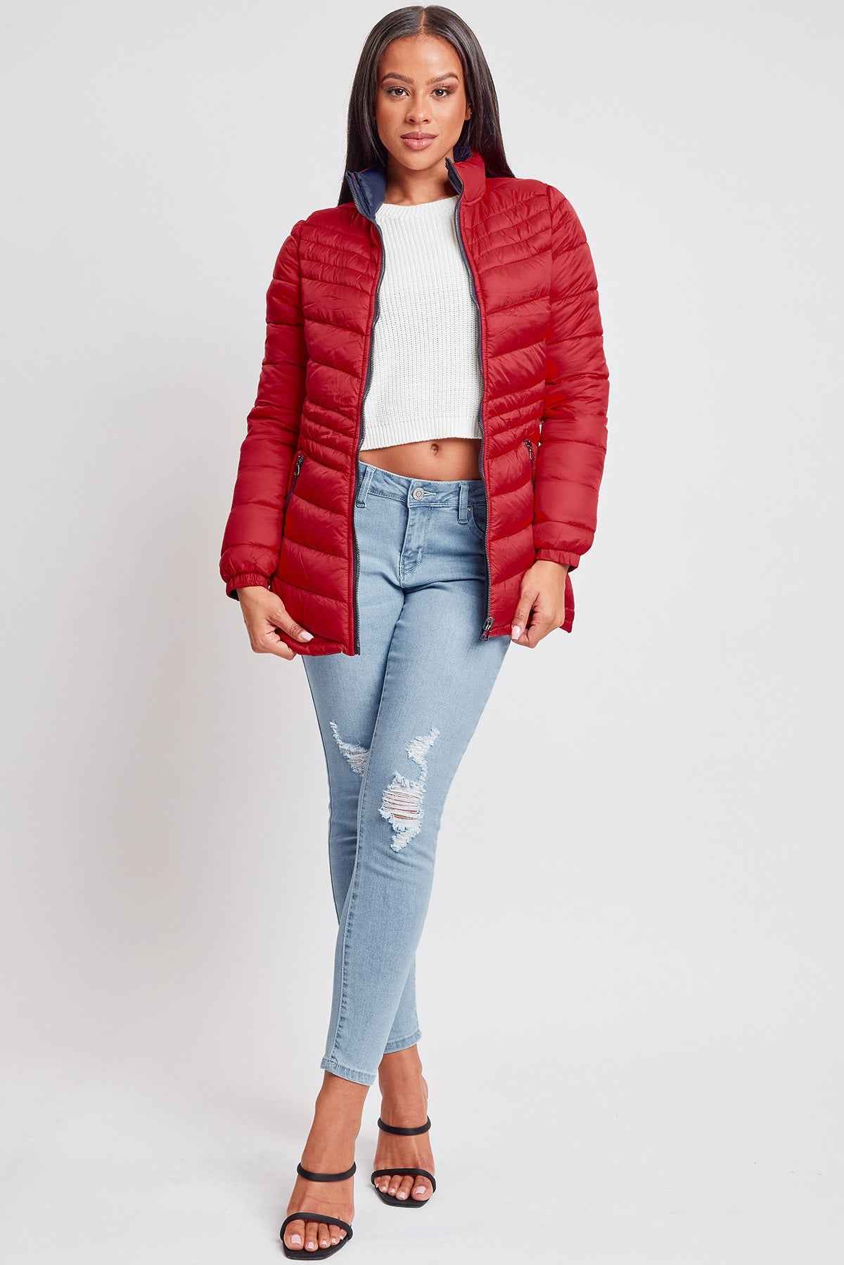Women's Winter Reversible Puffer Jacket
