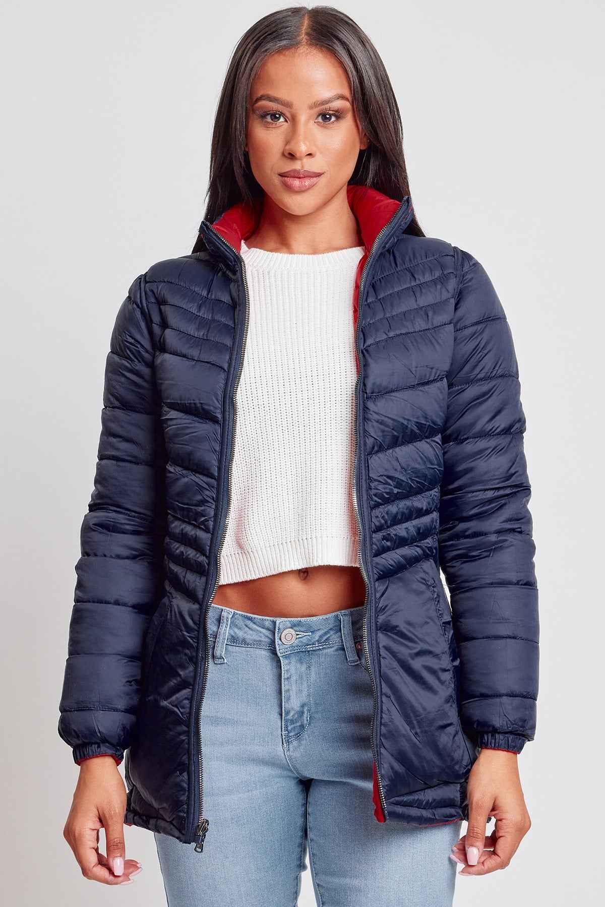 Women's Winter Reversible Puffer Jacket