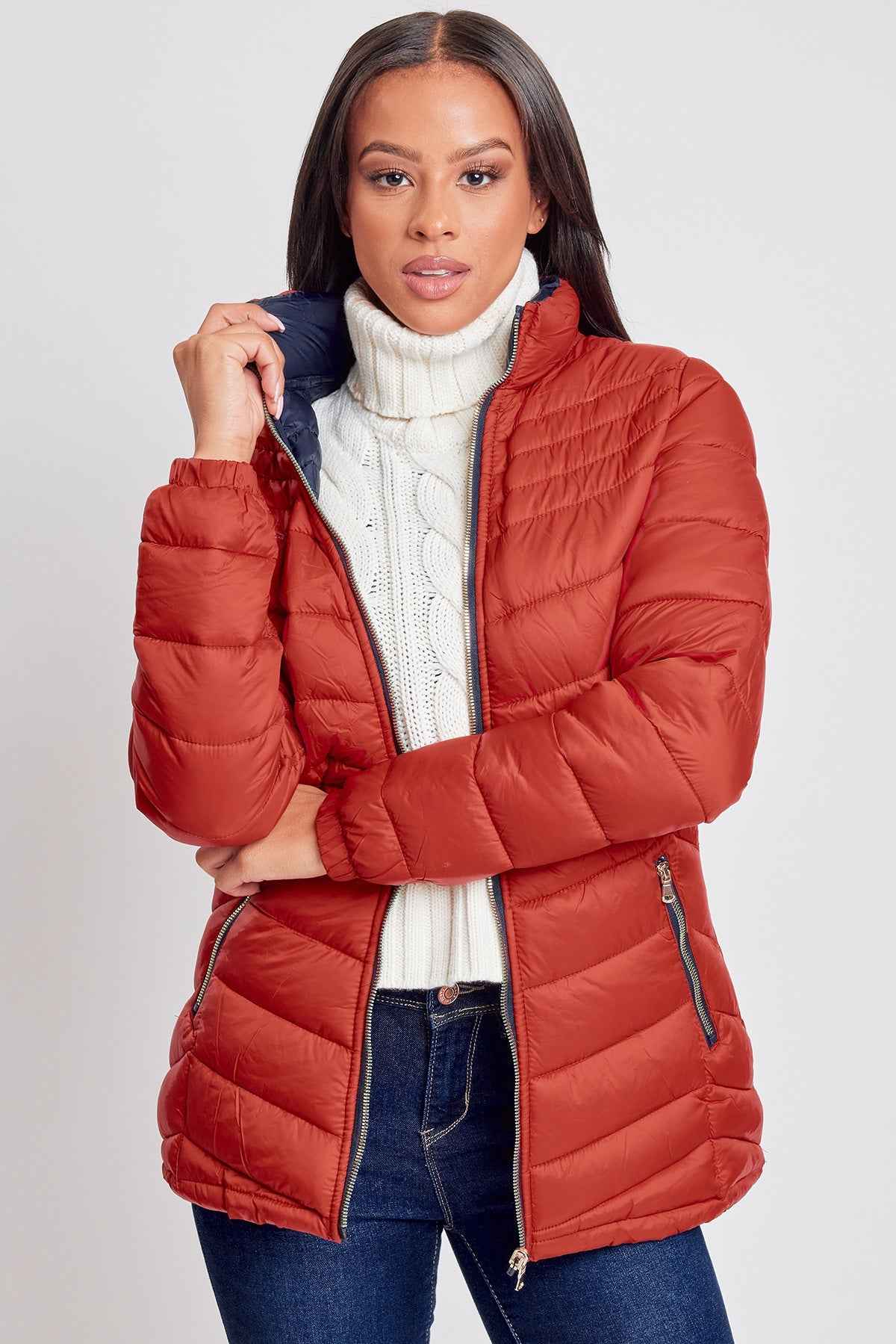 Women's Winter Reversible Puffer Jacket