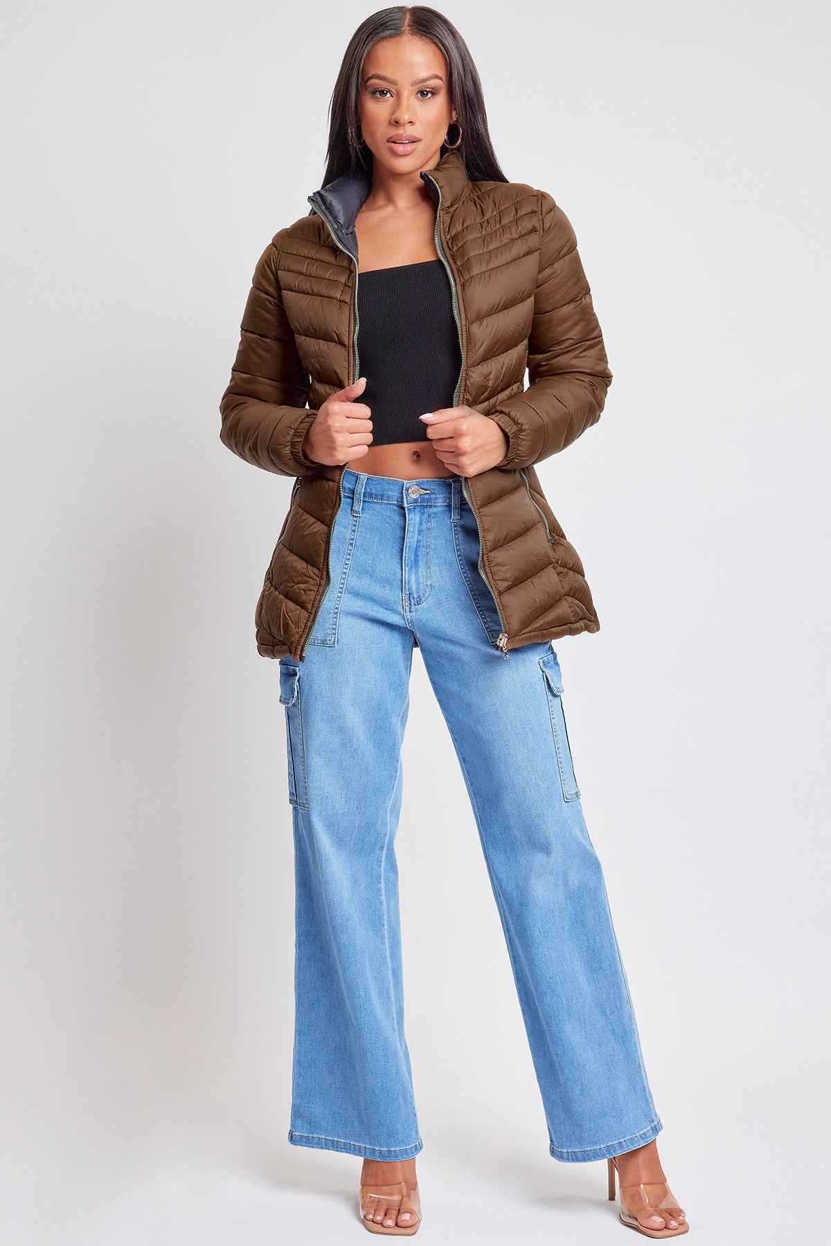 Women's Winter Reversible Puffer Jacket