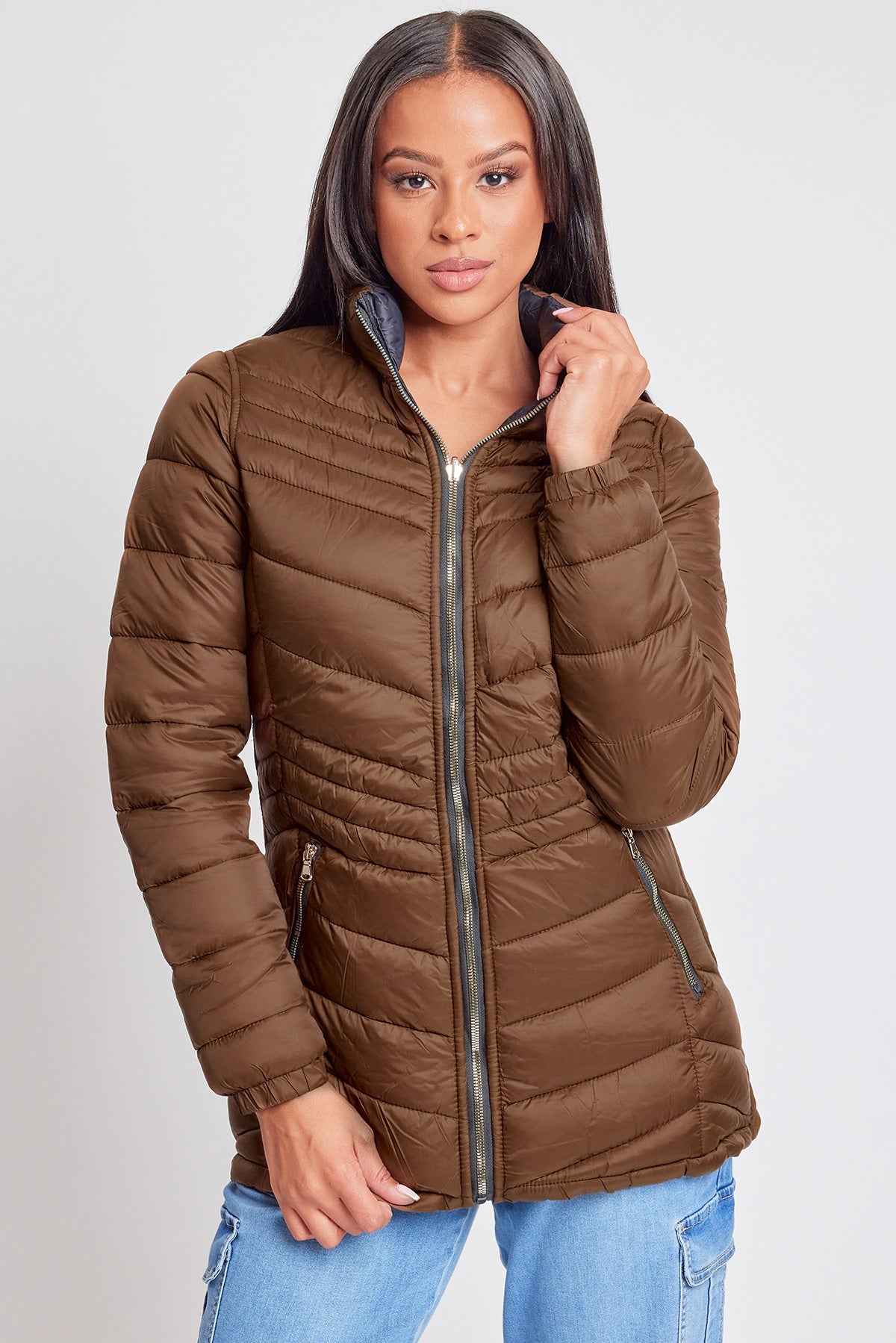 Women's Winter Reversible Puffer Jacket