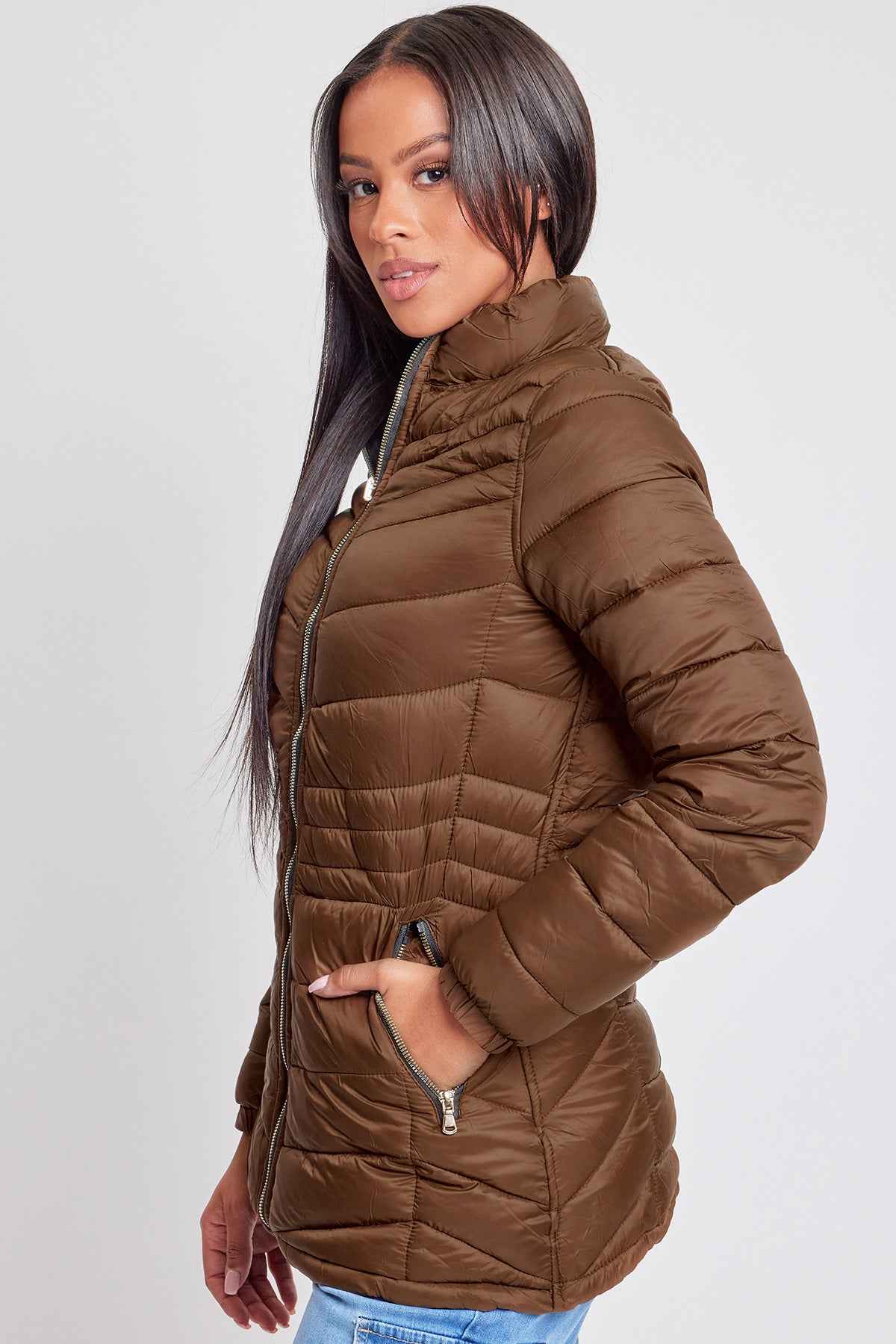 Women's Winter Reversible Puffer Jacket